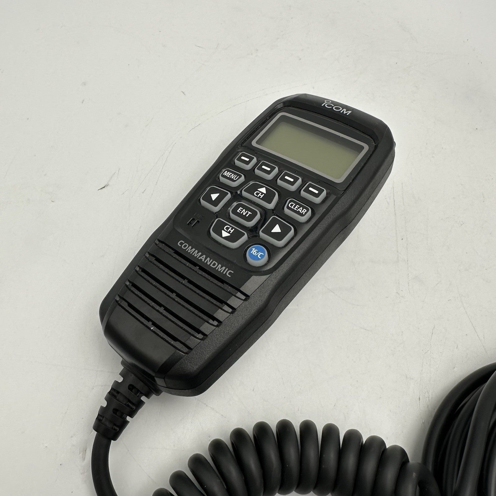 Icom HM-195B CommandMic IV Remote Microphone Black DSC Marine Radio HM195B9