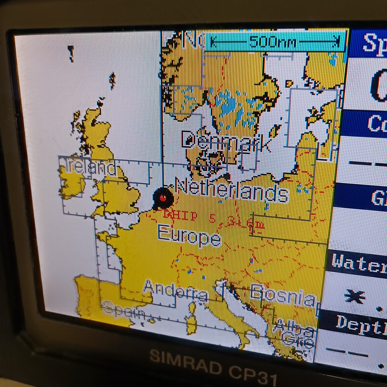 C-MAP MAX EN-M018 European Inland Waters Jeppesen Charts M018 Simrad CX44 CX541