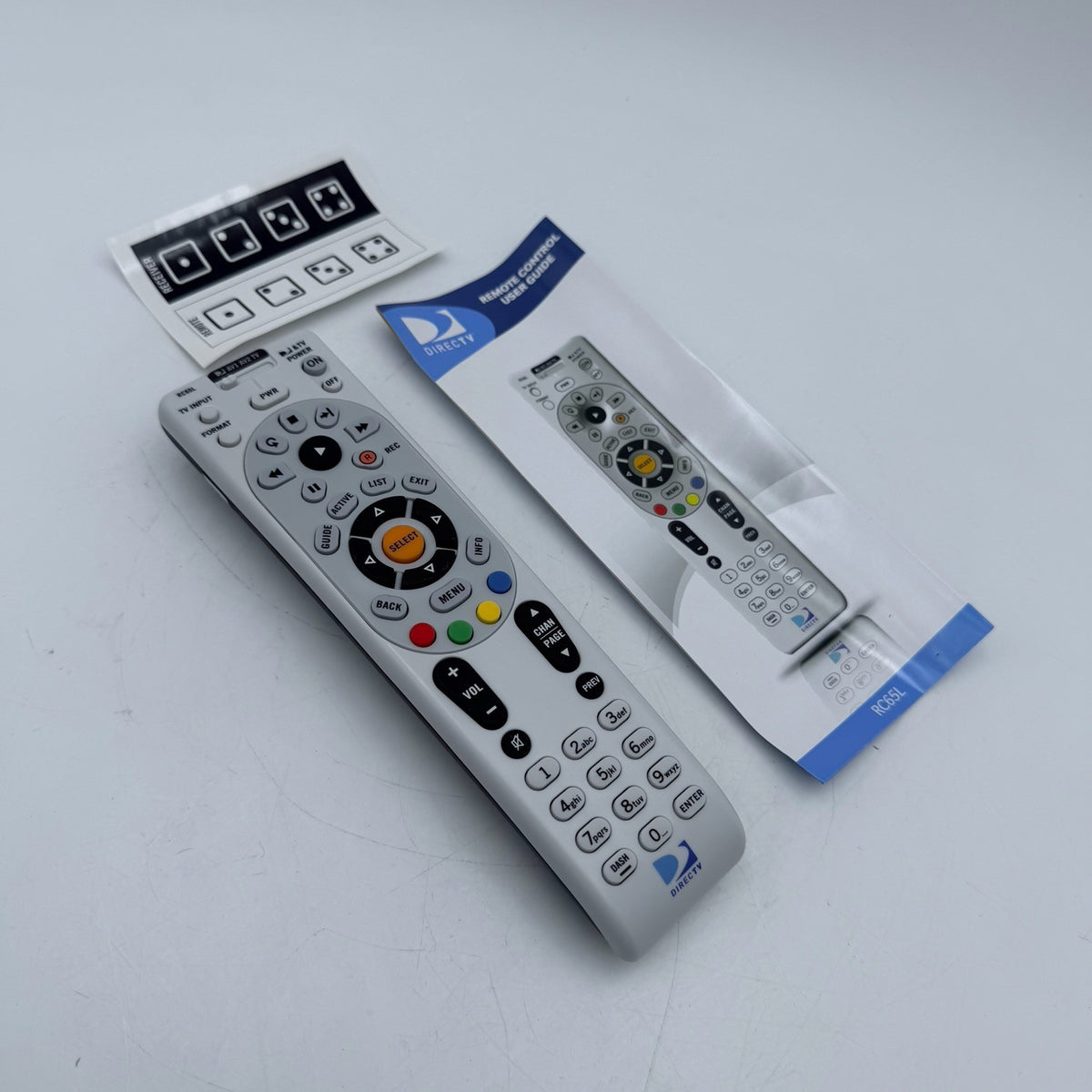 DIRECTV RC65L Universal IR Remote Control f/ Satellite Receiver TV w/ Manual0