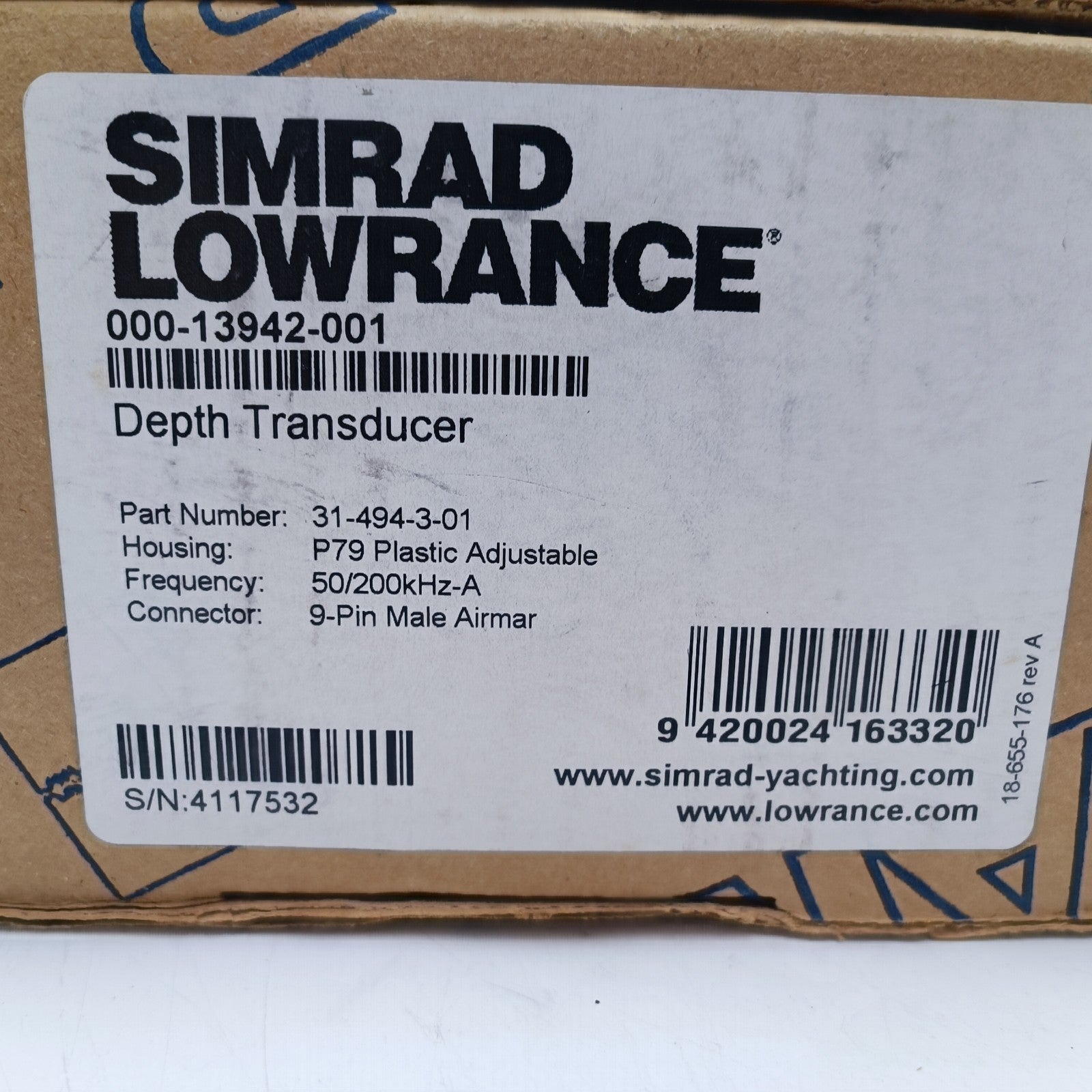 AIRMAR P79 200kHz 000-13942-001 In-Hull Transducer f/ Lowrance Simrad Furuno5