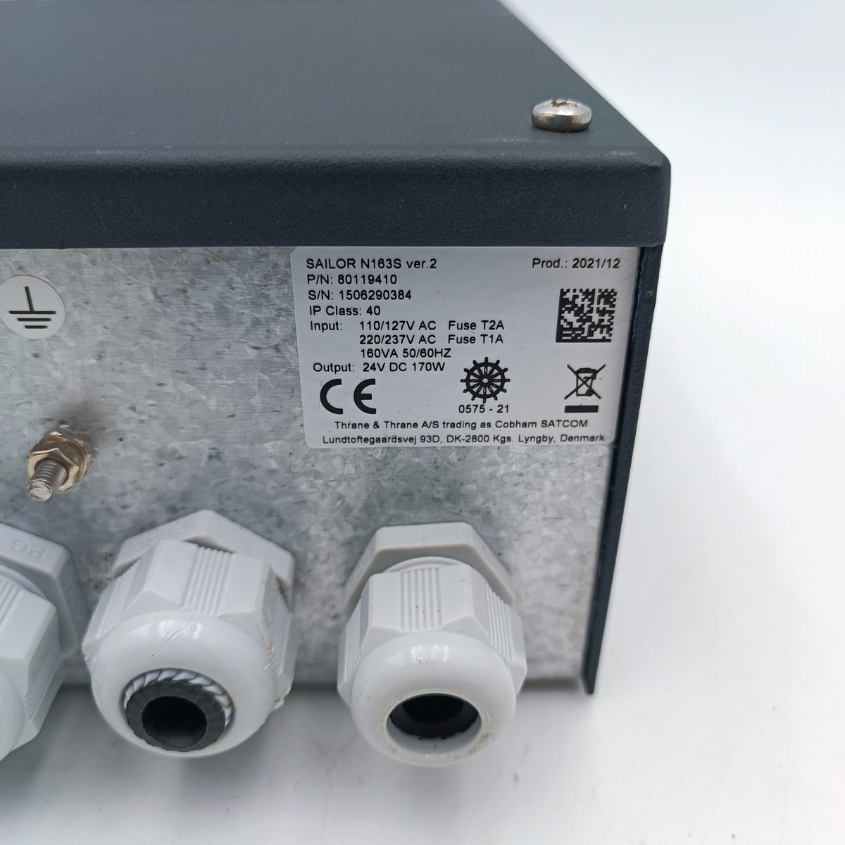 SAILOR N163S Ver.2 AC/DC Power Supply 24V 130W Marine Radio EuroCom Denmark3