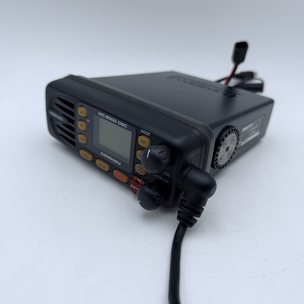 President MC-8000 DSC Marine VHF Radio Transceiver Boat 25W Fixed Mount w/ Mic7