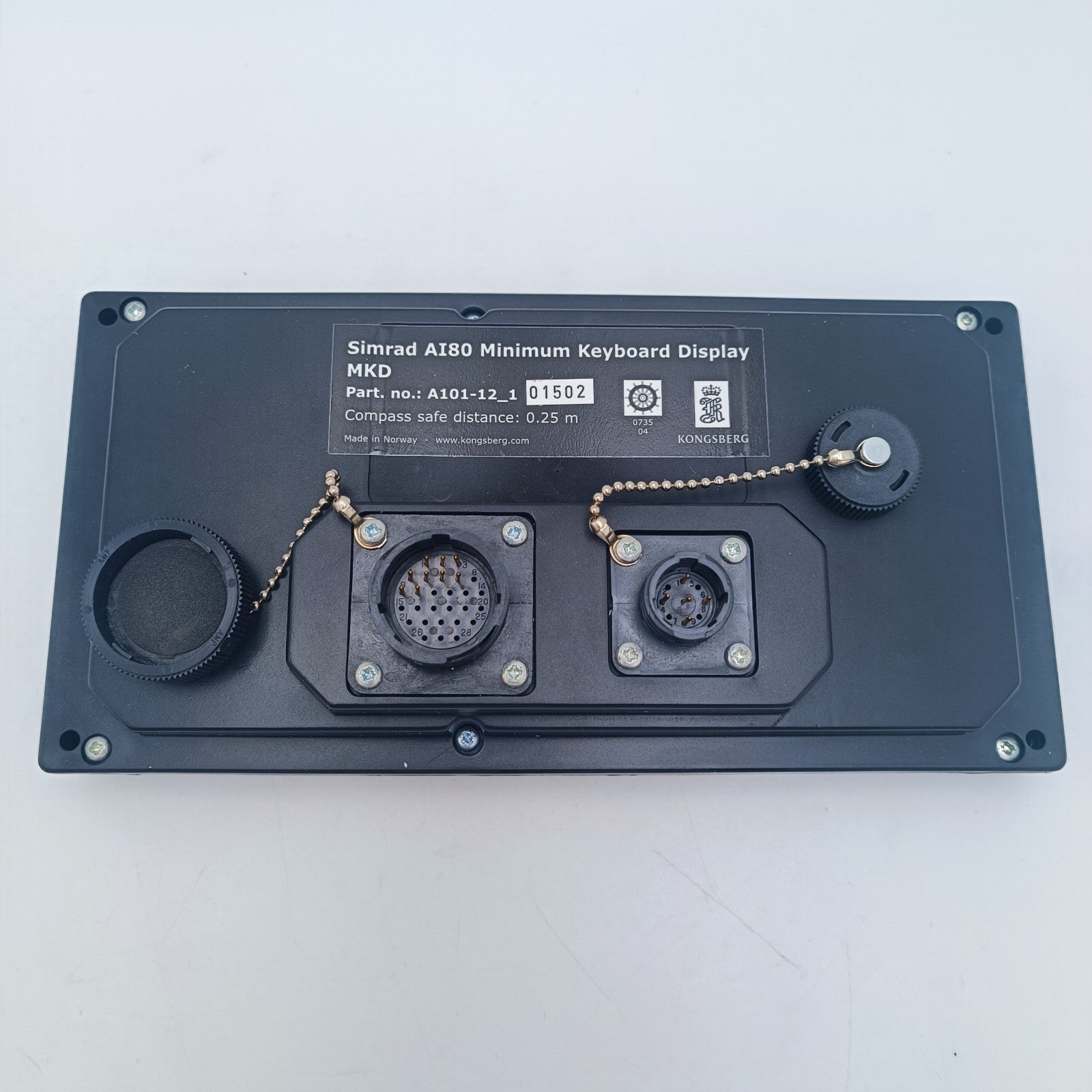 SIMRAD AI80 MKD Minimum Keyboard Display Class A AIS Control Panel A101-12_13