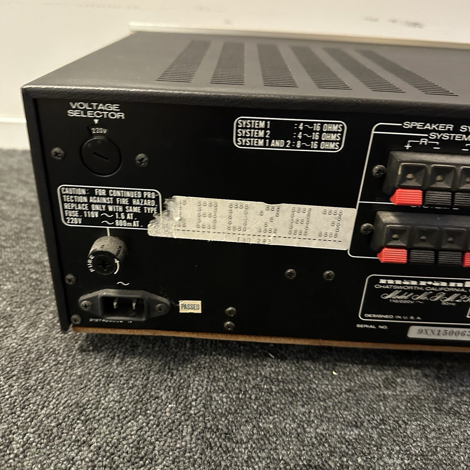 Marantz PM 250 Console Stereo Amplifier 25+25 W RMS Vintage 1979 In Perfect Cond7