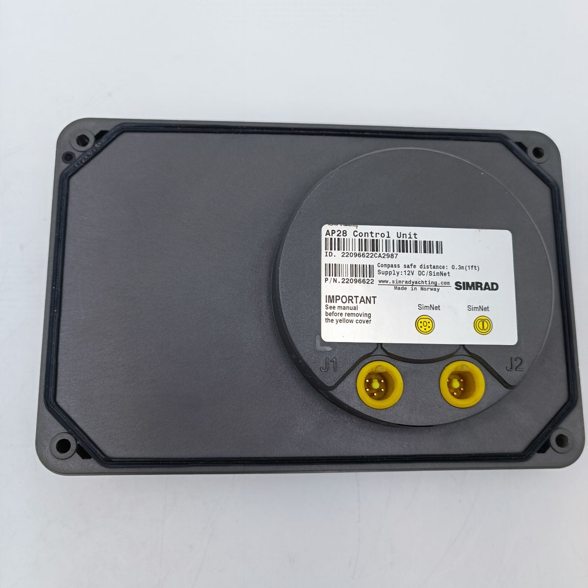 Simrad AP28 Autopilot Control Unit Display P/N 22096622 SimNet 12V w/ Sun Cover12