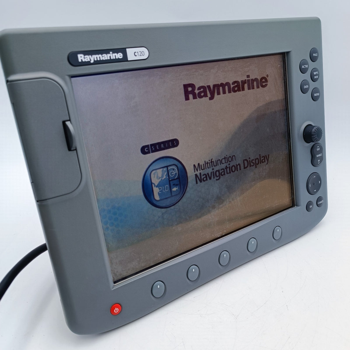 Raymarine C120 GPS Chartplotter E02022 Radar Multi-Function Legacy Display MFD1