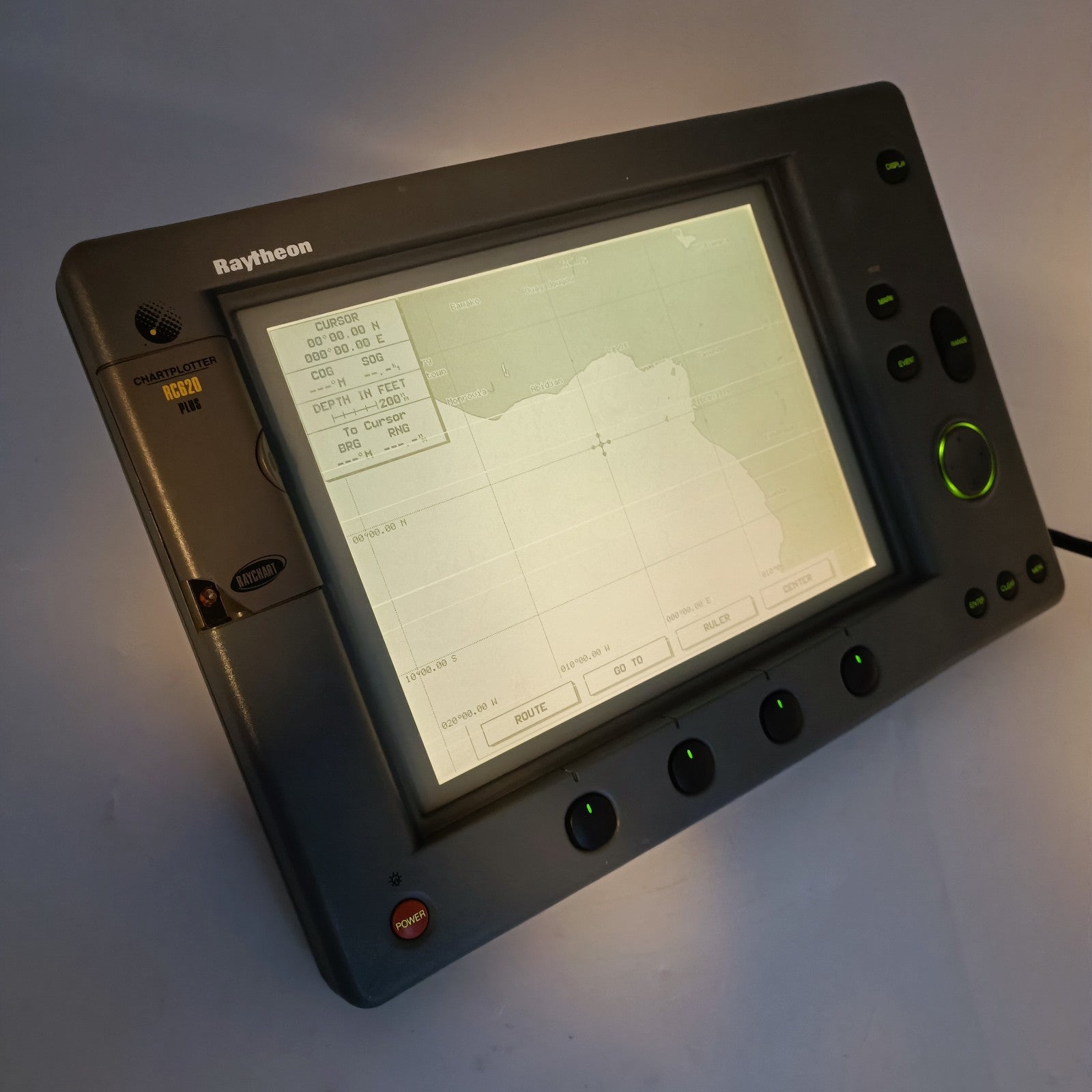 Raymarine Raytheon Raychart RC620 Plus 620  Navigator Chartplotter Radar R320011