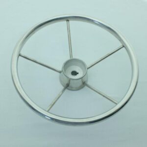 Marine 13 1/2" Destroyer SS 304 Boat Steering Wheel 5 Spoke 34cm Motor Boat Whee