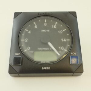 SIMRAD ROBERTSON IS11 Speed Instrument Display 0-16 knotts / Engine hr - PERECT!