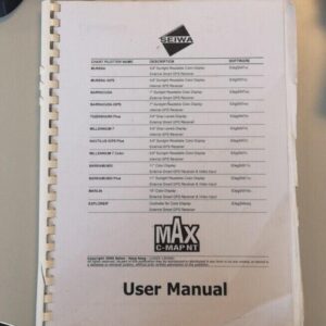 SEIWA Max C-Map NT User Manual