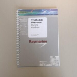 Raymarine ST60 Tridata Instrument Owner's Handbook - Original