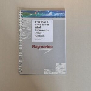 Raymarine ST60 Wind & Close Hauled Wind Instruments Owner's Handbook - Original