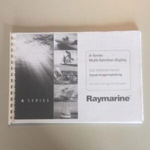 Raymarine A-Series Multi-function display User reference manual (Dansk)