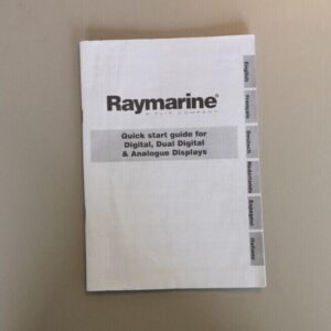 Raymarine Quick Start Guide for Digital, Dual Digital & Analogue Displays