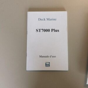 Deck Marine ST7000 Plus Owner's Manual (Italian)