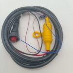 GARMIN EchoMap 72 75 92 95 Threaded Power/Data Cable 4 Pin, 6 Feet 010-12445-00 Main Image