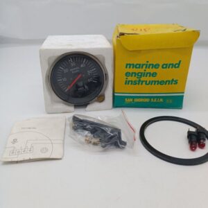 SEIN San Giorgio Electronic Speedometer Marine Boat Gauge 0 - 60 Knots EQ VSG