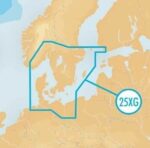 NAVIONICS 25XG DENMARK SWEDEN GERMANY 256MB Marine Charts CF  Raymarine Geonav Gallery Image 0